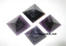 Purple Banded Fluorite Pyramid